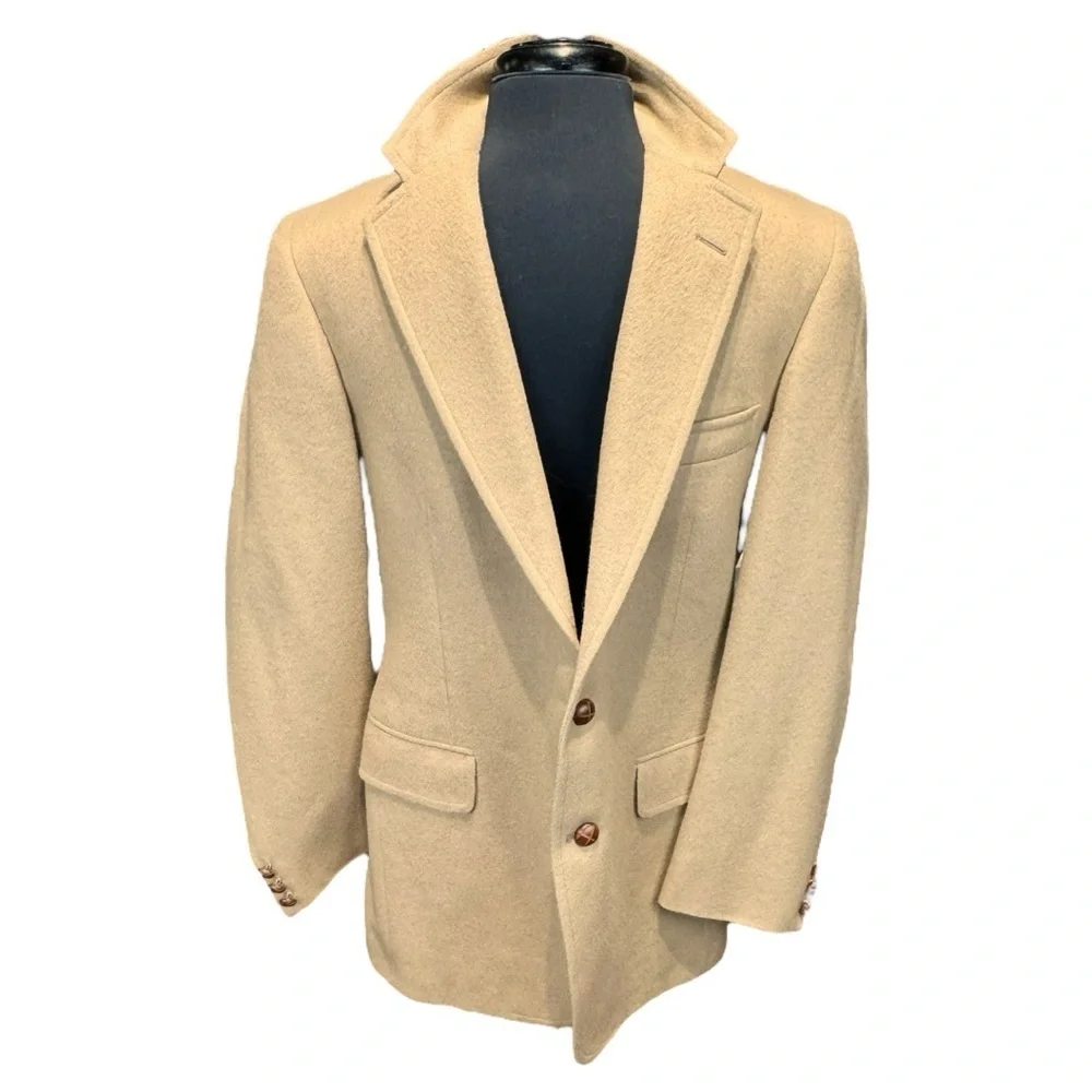 Vintage Renwood 1949 100% Camel Hair Sports Coat Men’s 42R Pristine Condition